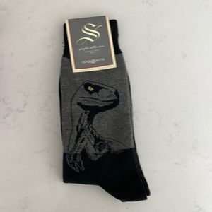 Socksmith sock. T-Rex pattern